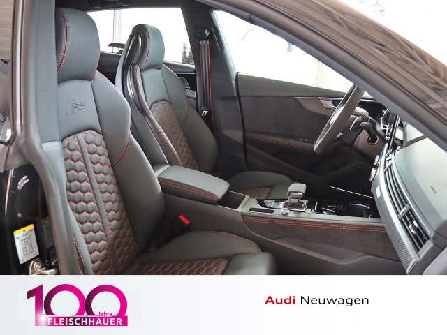 Emblem Kühlergrill + Heck + Ringe Original Audi Black Edition RS5 PAKET  Schwarz