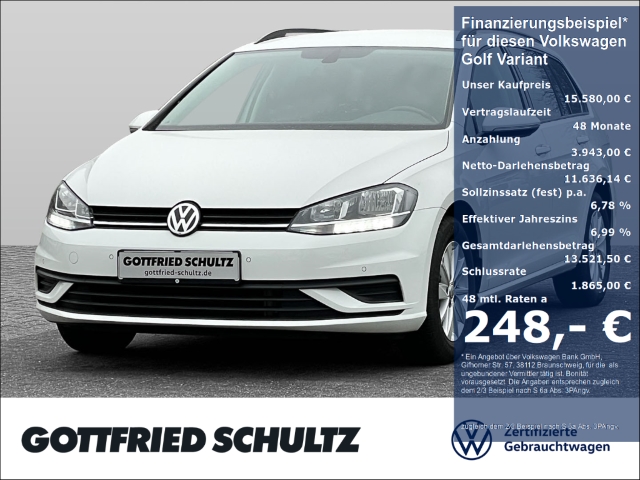 Volkswagen Golf Variant 1.0l TSI Klima Einparkhilfe Bluetooth Trendline in  Grevenbroich