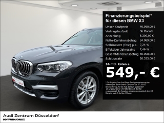 BMW X3 xDrive xLine, Pano+LED+Head-Up+AHK+Leder+elektr.Sitze - Das