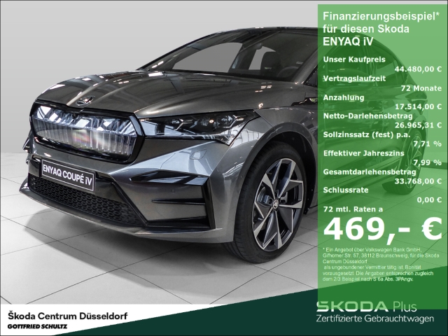 Skoda ENYAQ iV Coupe RS SOFORT VERFÜGBAR in Düsseldorf