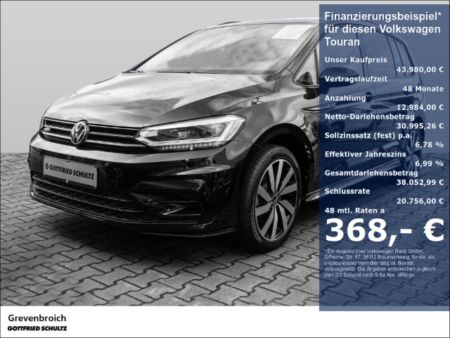 Volkswagen Touran DSG Navi IQ.Drive Black Style ab Verfügbar