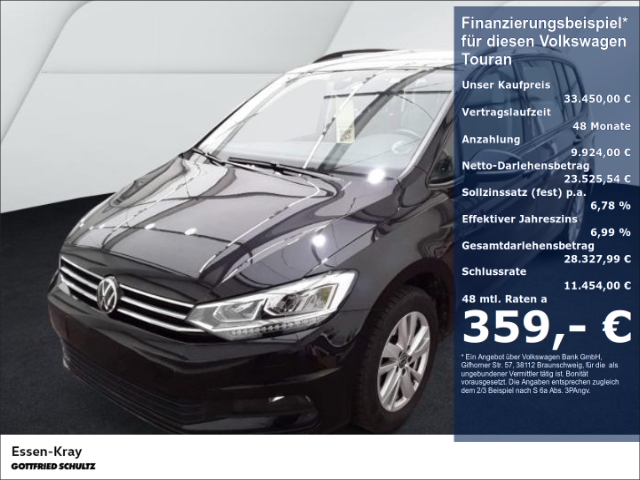 Volkswagen Touran Comfortline 2.0 TDI DSG 7-Sitzer LED in Essen
